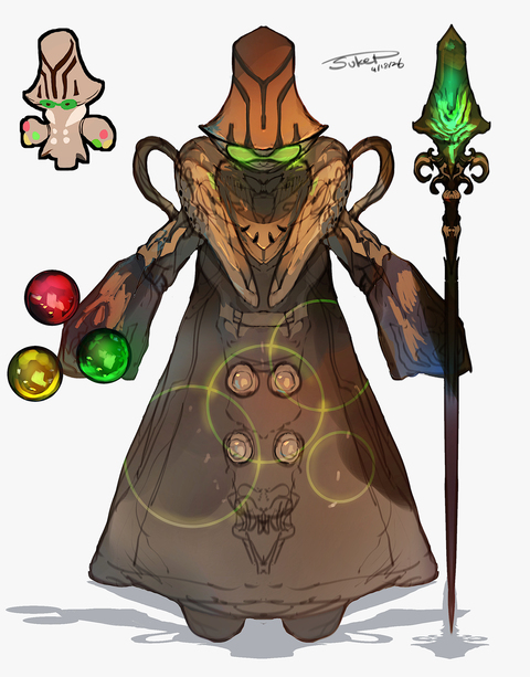 オーベムモチーフの魔術師