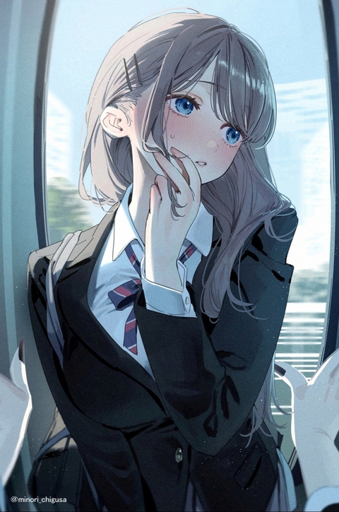 ｢……えっと、電車混んでるね｣