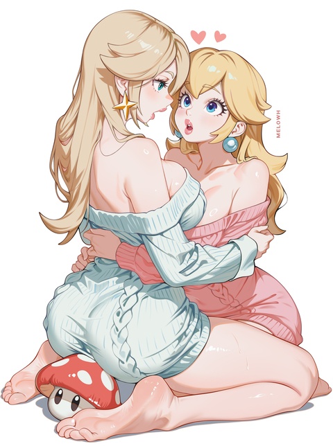 Peach and Rosalina