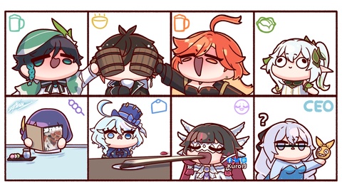 The Archons + Moon 🍺🍵🍡🥬🍰🍺🌝❄️