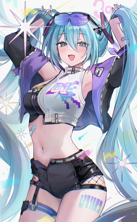 初音ミクx銀狼LV.999