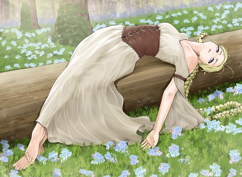Renah and bluebells