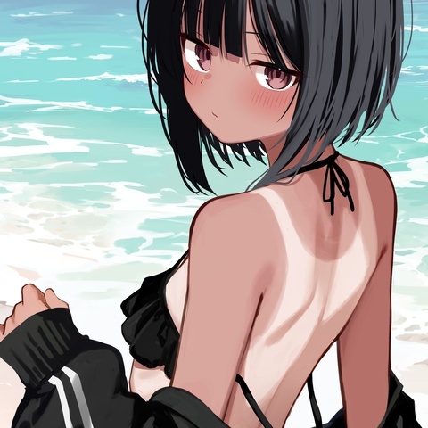 「ごめん、紐ほどけちゃったから結んでくれない？」