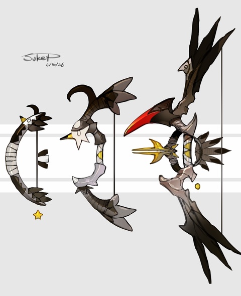 ムックル・ムクバード・ムクホークモチーフの武器（ポケモン）