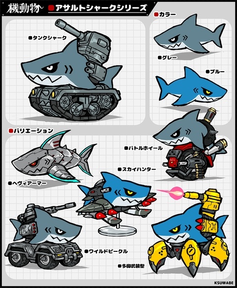 機動物：アサルトシャークシリーズ