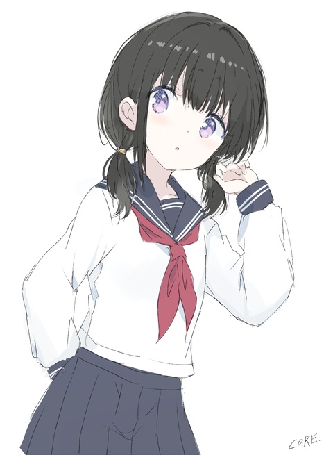 制服rkgk黒髪少女