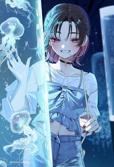 ｢クラゲって心臓ないんだって！(ﾄﾞﾔ)｣