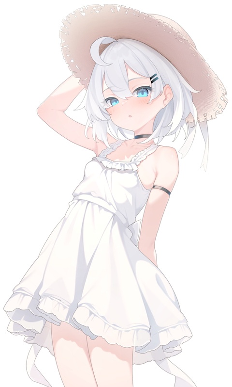 白ワンピいちる