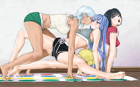 girls’ game night: twister
