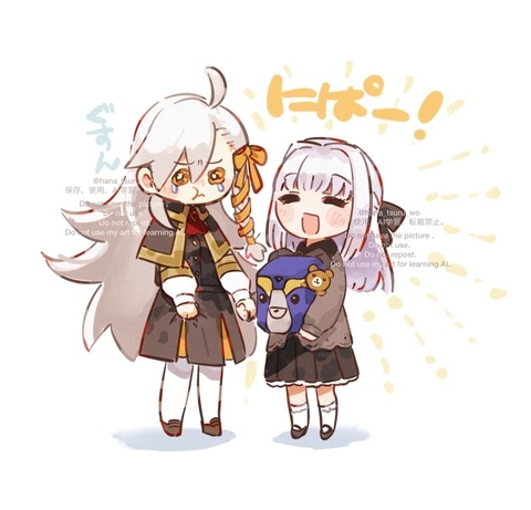 ちびグレイとちびオルガマリー