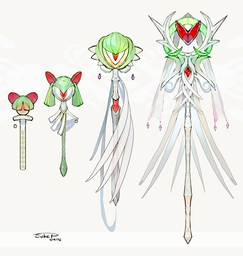 ラルトス系統モチーフの武器（ポケモン）