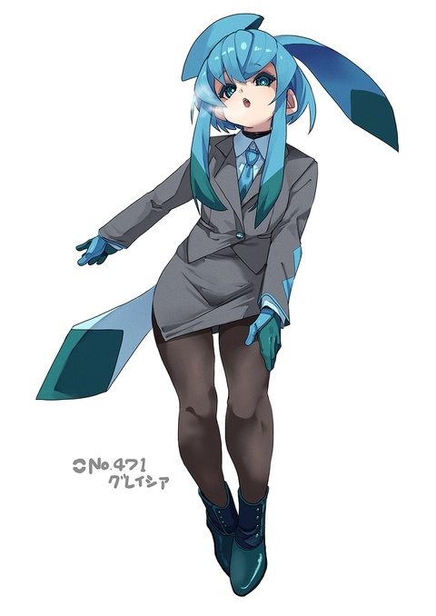 ポケモン擬人化　グレイシア