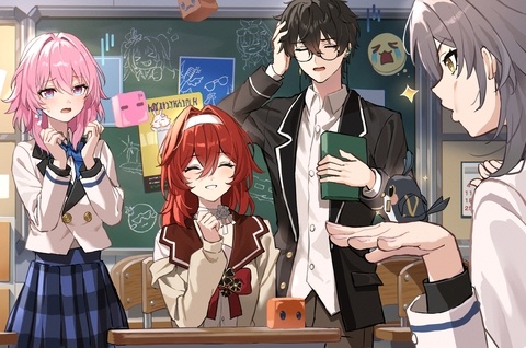 「げっ、アンタそれ…　はぁ、またか…　ふふっ♪」
