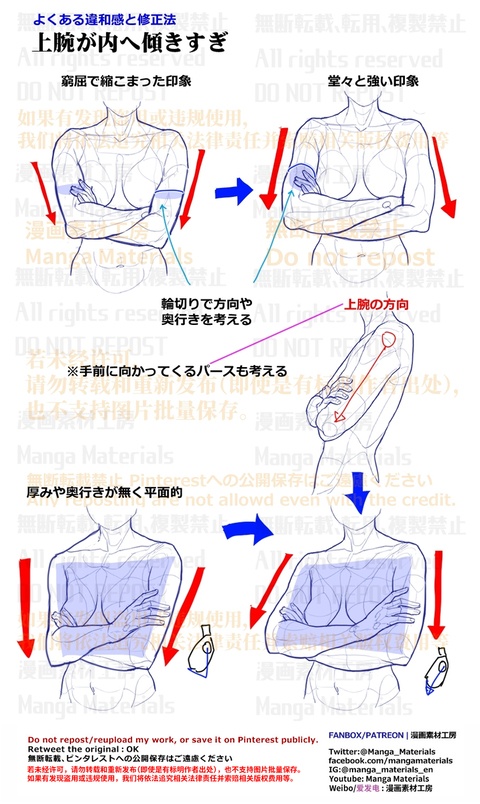 個人メモ：腕組みポーズ