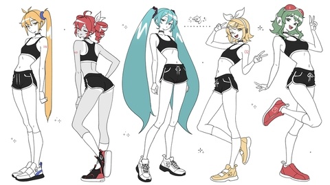 Vocaloid Doodles ₊˚⊹.ᐟ