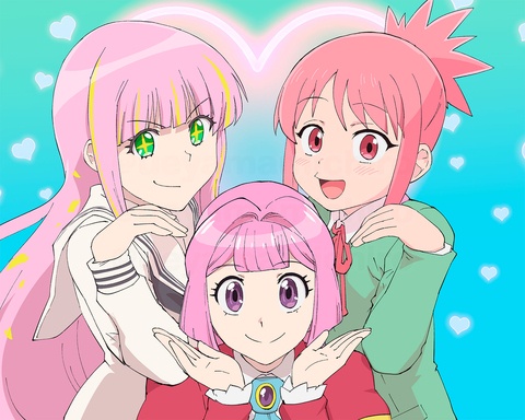 ピンク髪