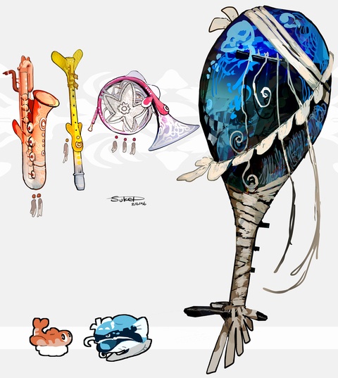 シャリタツ・ヘイラッシャモチーフの武器（ポケモン）