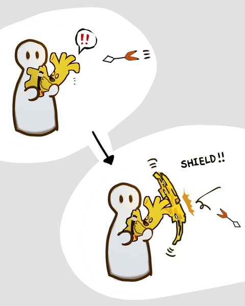 変形して守ってくれるサーフゴー概念