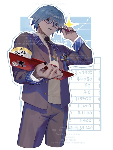 【skeb】フェス制服アズライールさん