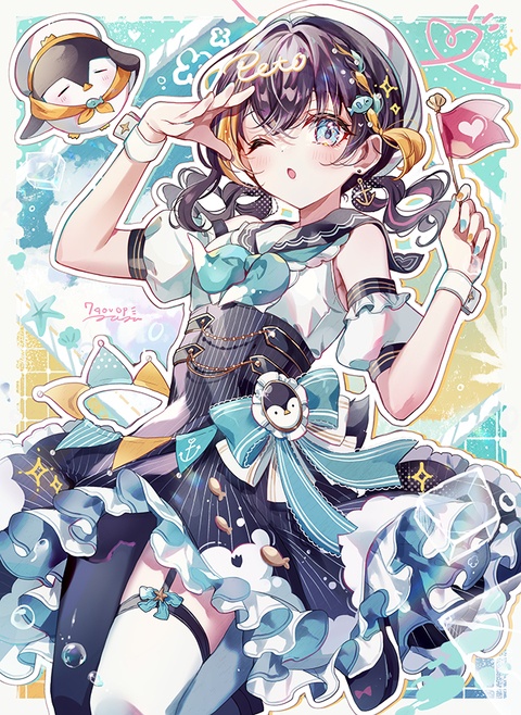 MARINE LOOK🐧🫧✧˚.